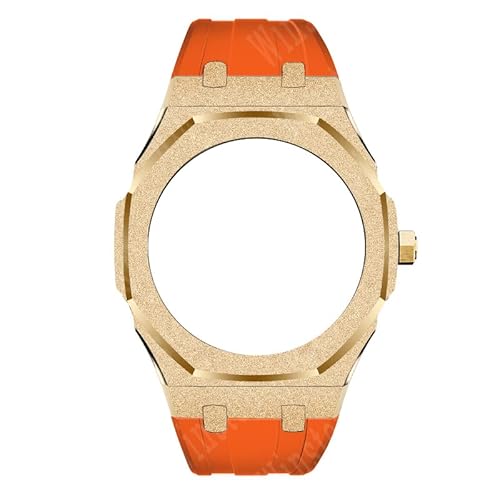 SRDRK Gen5 GA2100 Modifikation Emery Edelstahl-Metallgehäuse-Lünette Gummiband für GA-2100 GA2110 Mod Kit mit Werkzeug, For GA2100 2110 von SRDRK