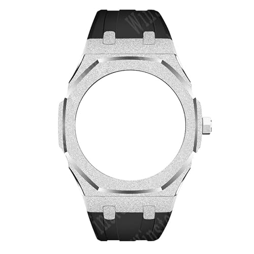 SRDRK Gen5 GA2100 Modifikation Emery Edelstahl-Metallgehäuse-Lünette Gummiband für GA-2100 GA2110 Mod Kit mit Werkzeug, For GA2100 2110 von SRDRK