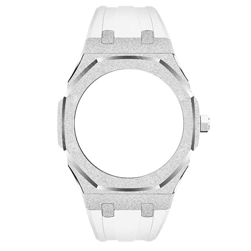SRDRK Gen5 GA2100 Modifikation Emery Edelstahl-Metallgehäuse-Lünette Gummiband für GA-2100 GA2110 Mod Kit mit Werkzeug, For GA2100 2110 von SRDRK
