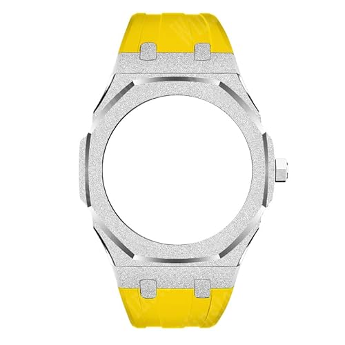 SRDRK Gen5 GA2100 Modifikation Emery Edelstahl-Metallgehäuse-Lünette Gummiband für GA-2100 GA2110 Mod Kit mit Werkzeug, For GA2100 2110 von SRDRK