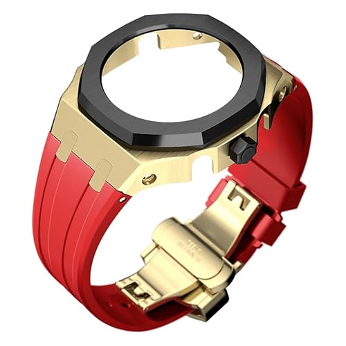 SRDRK Modifikationsset 4. Generation für Casioak GA2100 Mod Kit Set Metalllünette Gehäuse und Silikon-Gummiband kompatibel mit GA-2110 mit Werkzeug, Einheitsgröße SRDRK Modifikationsset 4. Generation für Casioak GA2100 Mod Kit Set Metalllünette Gehäuse und Silikon-Gummiband kompatibel mit GA-2110 mit Werkzeug, Einheitsgröße von SRDRK