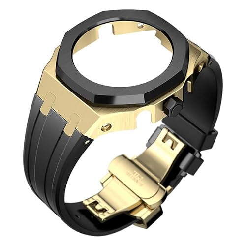 SRDRK Modifikationsset 4. Generation für Casioak GA2100 Mod Kit Set Metalllünette Gehäuse und Silikon-Gummiband kompatibel mit GA-2110 mit Werkzeug, Einheitsgröße SRDRK Modifikationsset 4. Generation für Casioak GA2100 Mod Kit Set Metalllünette Gehäuse und Silikon-Gummiband kompatibel mit GA-2110 mit Werkzeug, Einheitsgröße von SRDRK