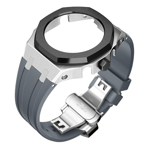 SRDRK Modifikationsset 4. Generation für Casioak GA2100 Mod Kit Set Metalllünette Gehäuse und Silikon-Gummiband kompatibel mit GA-2110 mit Werkzeug, Einheitsgröße SRDRK Modifikationsset 4. Generation für Casioak GA2100 Mod Kit Set Metalllünette Gehäuse und Silikon-Gummiband kompatibel mit GA-2110 mit Werkzeug, Einheitsgröße von SRDRK