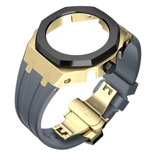 SRDRK Modifikationsset 4. Generation für Casioak GA2100 Mod Kit Set Metalllünette Gehäuse und Silikon-Gummiband kompatibel mit GA-2110 mit Werkzeug, Einheitsgröße SRDRK Modifikationsset 4. Generation für Casioak GA2100 Mod Kit Set Metalllünette Gehäuse und Silikon-Gummiband kompatibel mit GA-2110 mit Werkzeug, Einheitsgröße von SRDRK