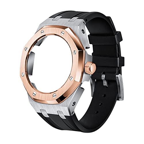 SRDRK Weiches Silikonband und Metallgehäuse für GA2100VB-1A Mod Nachrüstsatz, Einheitsgröße von SRDRK