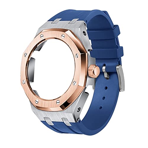 SRDRK Weiches Silikonband und Metallgehäuse für GA2100VB-1A Mod Nachrüstsatz, Einheitsgröße von SRDRK