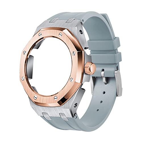 SRDRK Weiches Silikonband und Metallgehäuse für GA2100VB-1A Mod Nachrüstsatz, Einheitsgröße von SRDRK