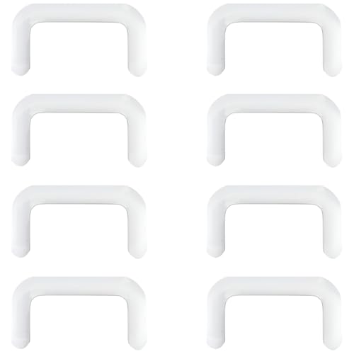 Clear Piercing Retainer 1.2 mm(16 g) für Damen Herren Transparent U-förmig Nasen Septum Ringe Set Nasenpiercing Acryl Steckter Schmuck Kit Keeper Septumschmuck für Arbeit Chirurgie 20 stk Pack von SREFGAS