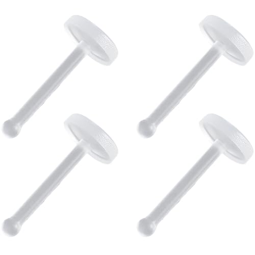 SREFGAS Clear Piercing Retainer Transparent 0.9 mm Flach I-förmig Nasen Septum Ringe Set Acryl Steckter Schmuck Kit Kunststoff Nasenpiercing Septumschmuck für Arbeit Chirurgie Damen Herren 4 stk SREFGAS Clear Piercing Retainer Transparent 0.9 mm Flach I-förmig Nasen Septum Ringe Set Acryl Steckter Schmuck Kit Kunststoff Nasenpiercing Septumschmuck für Arbeit Chirurgie Damen Herren 4 stk von SREFGAS