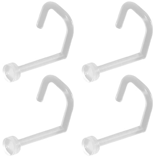 SREFGAS Clear Piercing Retainer Transparent 0.9 mm Flach S-förmig Nasen Septum Ringe Set Acryl Steckter Schmuck Kit Kunststoff Nasenpiercing Septumschmuck für Arbeit Chirurgie Damen Herren 4 stk SREFGAS Clear Piercing Retainer Transparent 0.9 mm Flach S-förmig Nasen Septum Ringe Set Acryl Steckter Schmuck Kit Kunststoff Nasenpiercing Septumschmuck für Arbeit Chirurgie Damen Herren 4 stk von SREFGAS