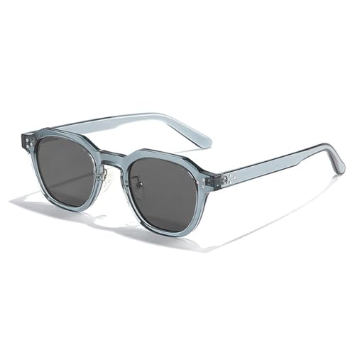 SRGDRR Neue Retro Polarisierte Sonnenbrille Für Herren Mode Damen Sonnenbrille Outdoor Reise UV400 Brillen,C02 Grau Schwarz,150 * 144 * 46mm von SRGDRR