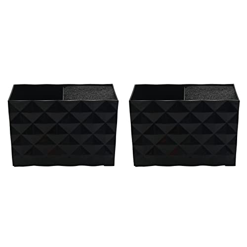 SRMAN 2X Schwarz Professionelle Salon Scher Halter für Stylist Schere Rack Halter Fall Haarspangen Aufbewahrungsbox Friseur Kämme Organizer von SRMAN