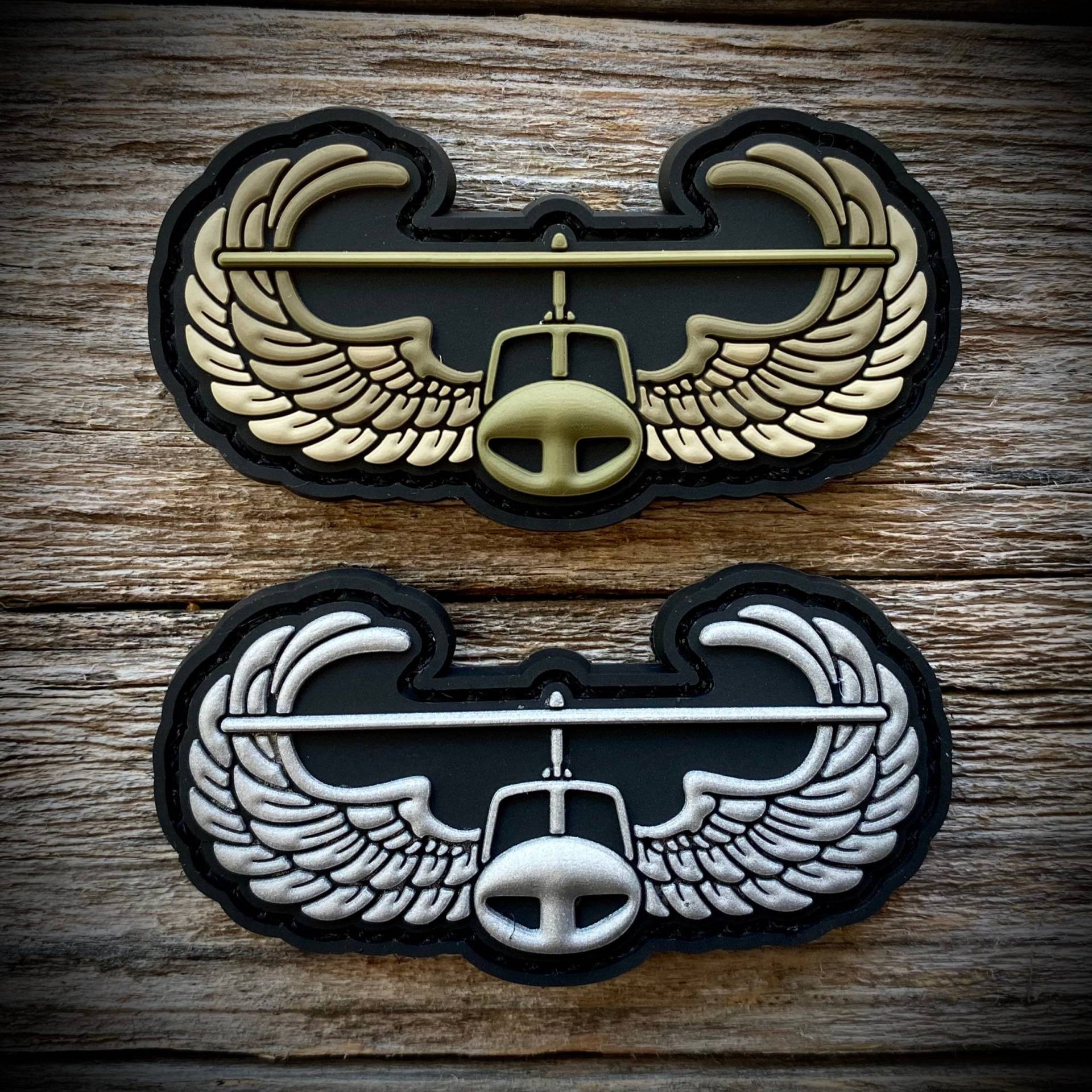 Air Assault Badge Patch - Pvc Klett Aufnäher 101st Airbünde Army Navy Us Militär Farben Silber Und Multicam von SRPatchCo