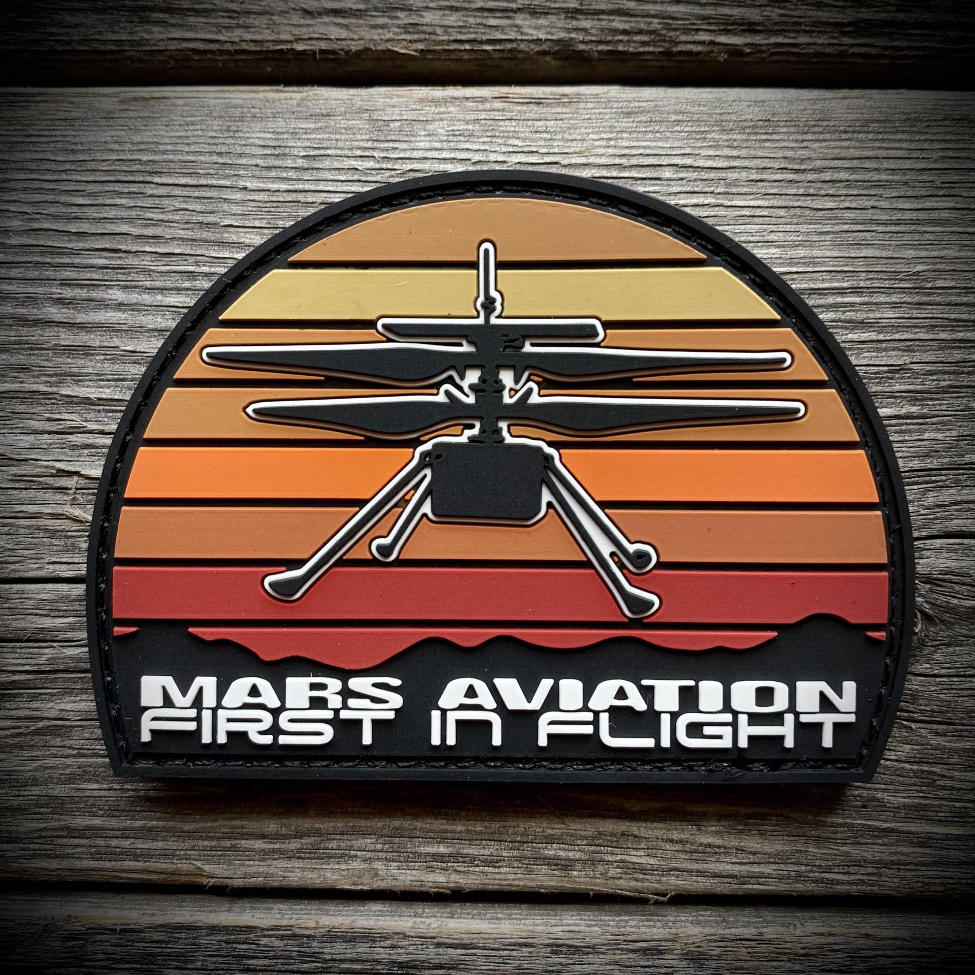 Ingenuity Helicopter Commemorative Pvc Patch | Leuchtet - Mars-Luftfahrt Zuerst Im Flug Mars-Rover, Nasa, Jpl, Weltraumforschung, Drohne von SRPatchCo