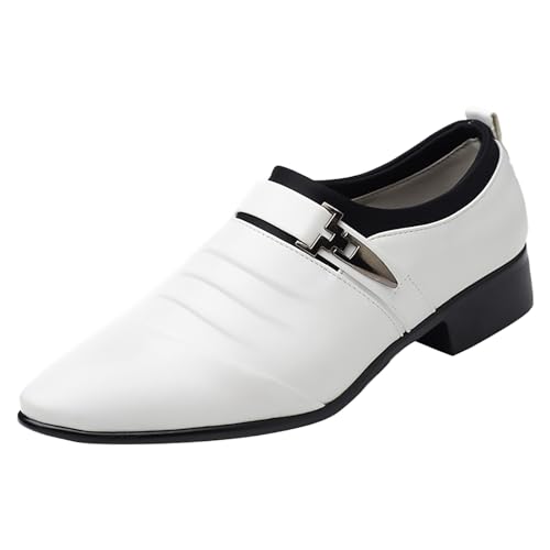 Schuhe Herren Schwarz Leder 45 Klassischer Schnürhalbschuhe Derby Oxfords Hochzeit Schuhe Männer Businessschuhe Braune Schwarz Lederschuhe Business Oxford Schuhe 36-48 von SRTUMEY