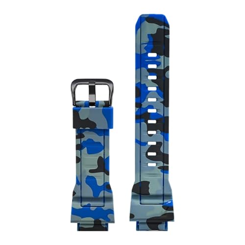 SRTYDCUR Gummiband kompatibel mit Casio G-Shock RANGEMAN GW-9400 GW-9300 G-9300 Camouflage Sport wasserdicht TPU Herren Ersatz Uhrenarmband(Camo blue 02) von SRTYDCUR