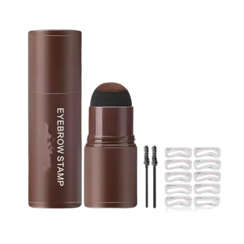 Augenbrauenstift- und Stempel-Set, Augenbrauenstift und Füllpuder, langanhaltendes Augenbrauenpuder, langanhaltend, wischfest und wasserfest – Perfekte Augenbrauen in nur einem Schritt von SRYSTZWO