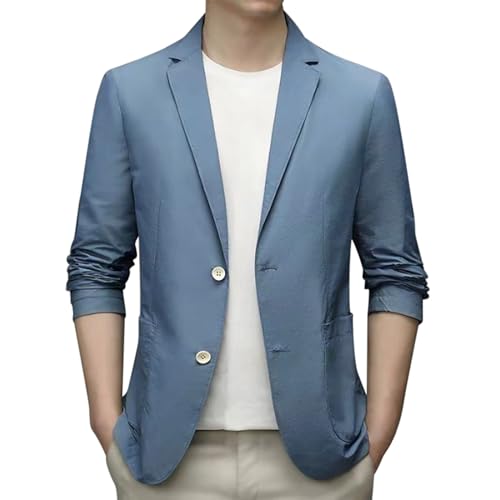 SRZYMJ BU1 Sakko Herren Sportlich & Modern - leicht tailliert - als Jackett oder Blazer Christmas Suit Men AnzüGe üBergrößE Herren Anzug Sommer Männer Geschenke Herren Strickjacke 5XL von SRZYMJ