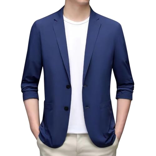 SRZYMJ BU2 Pailletten Jacke Herren Party Blazer Weihnachten Silvesterparty Glänzende Pailletten Anzugjacke Glitzer Outfit Anzugjacke Glitzer Blazer Sakko Pailletten Smoking Jacket Anzug Hemd 6XL von SRZYMJ