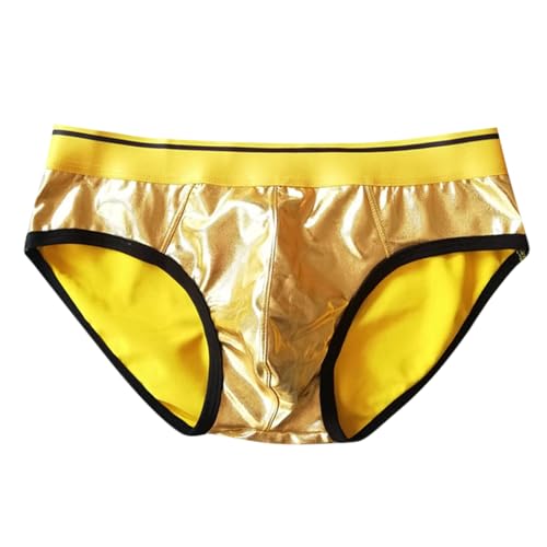 SRZYMJ Boxershorts Herren Gold Merinowolle Unterwäsche Herren Boxershorts Unterhose Unterhose für Männer Boxershorts Weiche Atmungsaktive Geruchsfreie Unterwäsche für Männer Unterhosen Baumwolle L von SRZYMJ