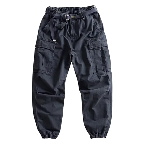 SRZYMJ Cargohose Herren Jeans Jogginghose Herren kurzgröße 29 Freizeithose leinen bunt Outdoor Hosen fürgrößen Traininghose Sporthosen lang Softshellhose Winter Fahrradhose Trekkinghose Zip Off Grey von SRZYMJ
