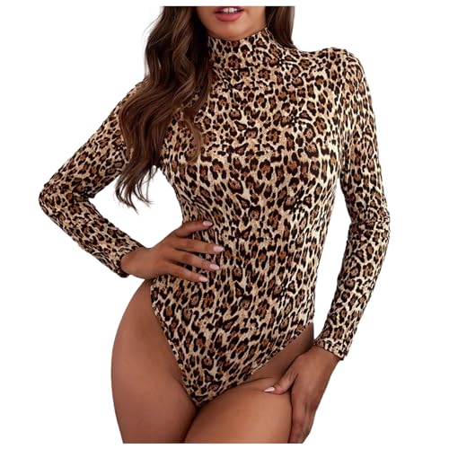 SRZYMJ Dessous-Sets Für Damen, Große Größen Frauen Unterwäsche Set Transparent Dessous Set Partykleid Minikleid Lingerie Korsett Top Push Up Sexy Spitze Corsage Lingerie String Slip Strapsen Braun von SRZYMJ