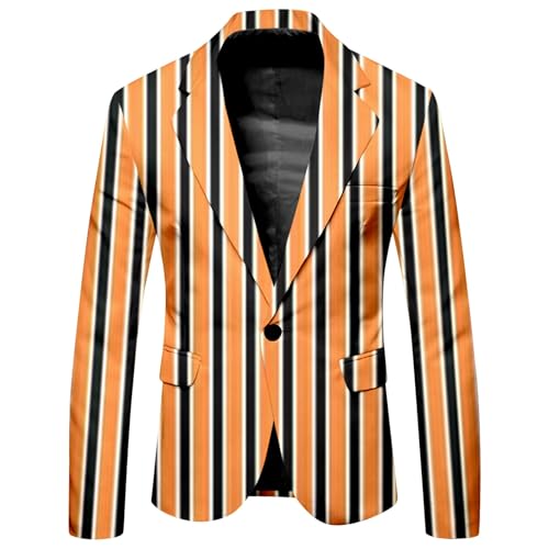 SRZYMJ Gold Pailletten Jacke Herren Party Blazer Weihnachten Silvesterparty Glänzende Pailletten Anzugjacke Glitzer Outfit Anzugjacke Glitzer Blazer Sakko Pailletten Smoking Jacket Anzug Hemd L von SRZYMJ