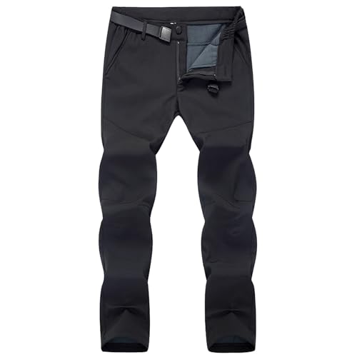 SRZYMJ Herren Cargo Hose Baumwolle Outdoor Hose mit 8 Taschen Männer Stretch Arbeitshosen Combat Tactical Hose Ranger Hose für Jagd Wandern Schwarz S Hiking Shorts Men Jogginghose von SRZYMJ