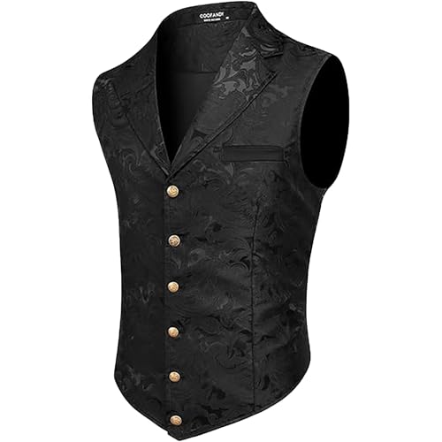 SRZYMJ Herren Casual Wolle Fischgrätmuster Anzug Weste V-Ausschnitt Tweed Weste für Hochzeit Groomsmen Schwarz Anzugweste Multi Taschen Hemd Mit Weste Herren Set Anzugsweste SRZYMJ Herren Casual Wolle Fischgrätmuster Anzug Weste V-Ausschnitt Tweed Weste für Hochzeit Groomsmen Schwarz Anzugweste Multi Taschen Hemd Mit Weste Herren Set Anzugsweste von SRZYMJ
