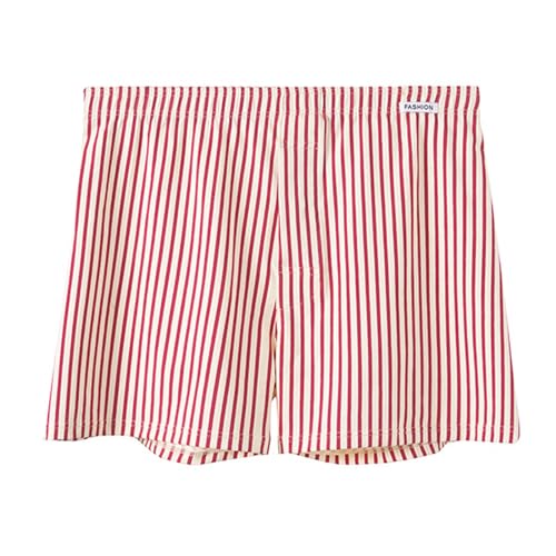 SRZYMJ Herren Unterhosen Baumwolle Boxershorts Retroshorts Herren Retro Shorts Herren UnterwäSche Unterhosen Herren Baumwolle Slips Thermounterwäsche Herren-Strings Rot 4XL von SRZYMJ