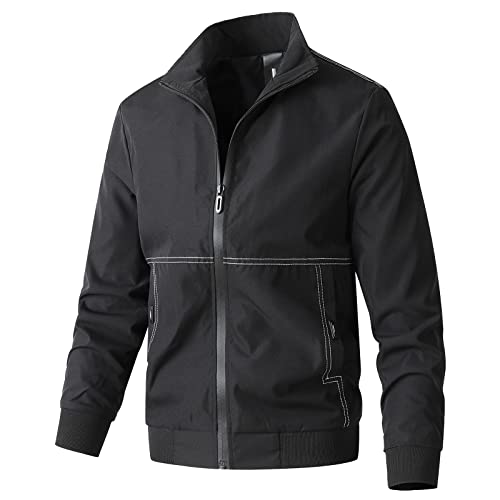 SRZYMJ Jacke Herren Frühling Sweatjacke Sommer Leicht Regenjacke Wasserdicht Atmungsaktiv Regenjacke Fahrrad Regnet Jacke Sweatjacke Sommer Leicht Schwarz Sweatjacke Herren 3Xl 4XL SRZYMJ Jacke Herren Frühling Sweatjacke Sommer Leicht Regenjacke Wasserdicht Atmungsaktiv Regenjacke Fahrrad Regnet Jacke Sweatjacke Sommer Leicht Schwarz Sweatjacke Herren 3Xl 4XL von SRZYMJ