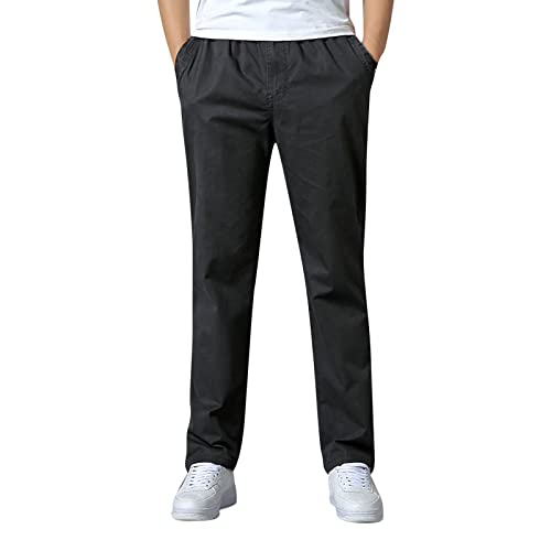 SRZYMJ Jogginghose Herren Cargohose Herren Kurz Hose Kurz Sommer Lang Leicht Größe 27 Herren Sommerhose Arbeitsjeans Herren Schlupfhose GY1 Leinenhose Herren Jogginghose Herren XXL von SRZYMJ
