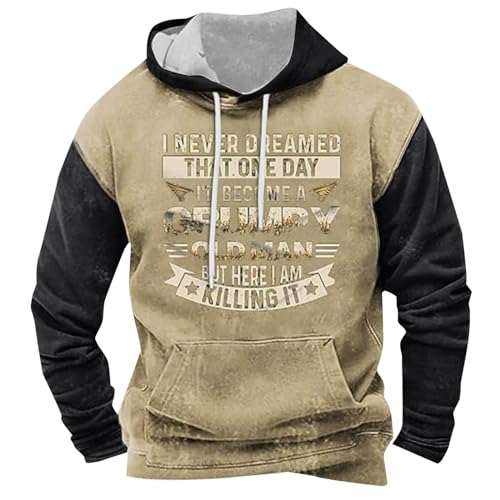 SRZYMJ Kapuzenpullover Herren Hoodie Männer mit Backprint Sweatshirt Streetwear Sweatjacke Langarm Kapuzenpulli Frühling Herbst Winter Kurzarmhemd Slim Fit Leinen Winterjacke Strickjacke Schwarz XL von SRZYMJ