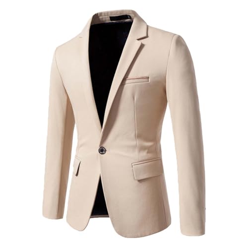 SRZYMJ Khaki Halloween Kostüm Herren Slim Fit Freizeitanzug EIN-Knopf Langarm Mantel Freizeit Elegant Anzugjacke Entsetzen Blutig Bedruckt Blazer Festival Sakko Lässig Jacken Anzug Hemd 4XL von SRZYMJ