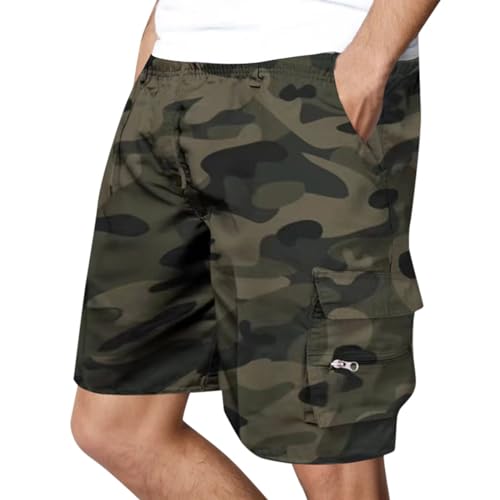SRZYMJ Kurze Hose Herren Jeans Weit Shorts Herren Kurz Baumwolle Motorradhose Herren Schwarz Rot Latzhose Herren Männer Jogginghose Sweat Shorts Herren Motorrad Lederhose CE1 Arbeitshose Winter 3XL von SRZYMJ