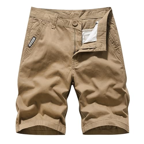 SRZYMJ Kurze Hosen Herren Sommer Boxershorts Personalisiert Kurze Hosen Stretch Jeans Cargo Shorts 3/4 Freizeithose Sommer Leicht Khaki Chino Kurze Hose Stretch Cargo Shorts 3/4 30 von SRZYMJ