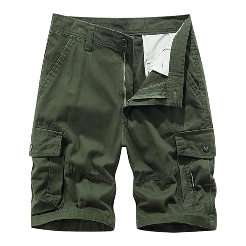 SRZYMJ Kurze Schlafanzughose Herren Herren Boxershorts Baumwolle Chino Hose Beige Weite Golf Shorts Jogginghose Baumwolle Herren-Cargohosen Schlafanzug Hose Kariert AG Glitzerstrumphose 34 von SRZYMJ