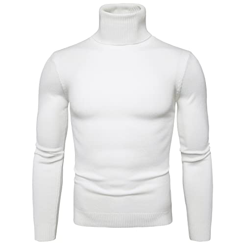 SRZYMJ Male Strickpullover WH1 Langarmshirts für Herren Henley Shirt Longsleeve T Shirt mit Knopfleiste Langarm Shirt Long Sleeve Shirt Henley Pullover Gerippt Hemdjacke Gefüttert Mittelalter Hemd L von SRZYMJ