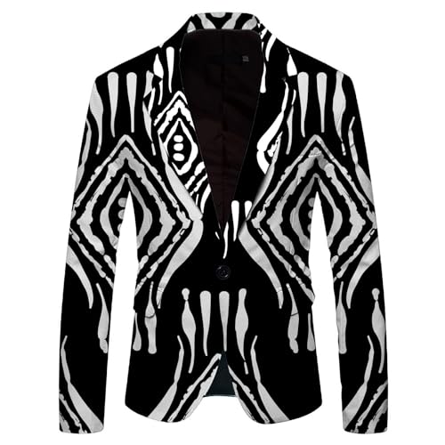 SRZYMJ Schwarz Anzugjacke Herren Regular Fit Strick Blazer Winter Freizeitanzug Klassisch Sakko WäRme Winterjacke Bequem Cardigan Geeignet für Party Abschlussball Hochzeit Smoking Anzug Hemd M von SRZYMJ