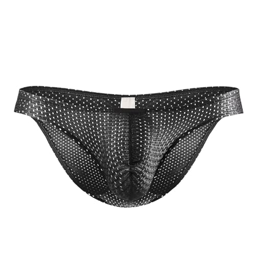 SRZYMJ Slips Herren Strings & Tangas Für Herren Underpants Lange Boxershorts Herren Shorts Baumwolle Herren Sommer Shorts Herren Unterwäsche Baumwolle Herren Retroshorts Schwarz XXL 1275A von SRZYMJ