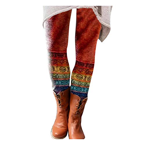 SRZYMJ Termoleggings Frauen, Frauen nehmen hohe Taillen-Knopf-Taschen-Farben-Jeans-elastische Feste Hosen-Denim-Hosen ab Hosenrock Thermo Leggings Damen Winter Gefüttert Rot Winter Leggings von SRZYMJ