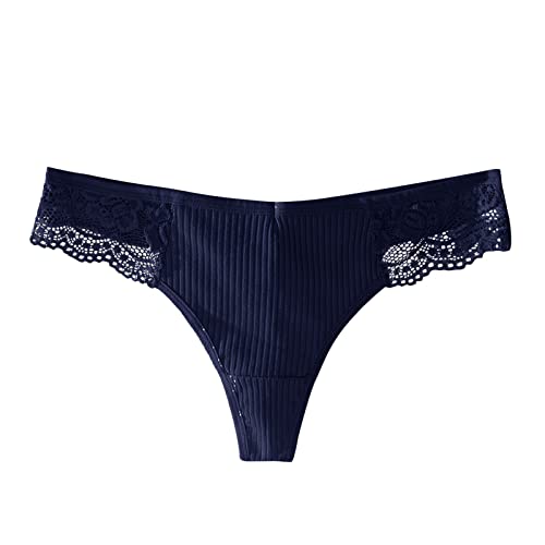 SRZYMJ Unterhosen Damen, Baumwolle Hohe Taille Unterwäsche, Hipster Stretch Atmungsaktive Panties für Frauen Marine Unterwäsche Frauen Panties Hipsters Unterhosen Tangas Damen Slips L von SRZYMJ