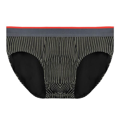 SRZYMJ Unterhosen Herren Baumwolle Slips Strings & Tangas Für Herren Spitze Underwear Boxershorts Weihnachten Shortys Männer Shorts Herren Unterwäsche Bambus Retroshorts Herren Schwarz XL von SRZYMJ