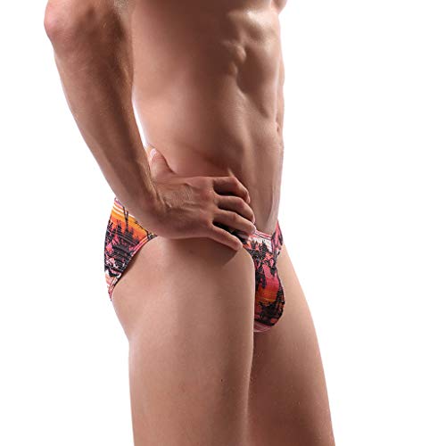 SRZYMJ Unterhosen Herren Baumwolle Slips Underwear Shorts Baumwolle Herren Lang Strings Weiß ThermoUnterwäsche Herren Hose Retroshorts FüR Herren Rote Boxershorts Herren B M 1812E von SRZYMJ