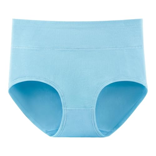 SRZYMJ Unterhosen Panty Mit Spitze Baumwolle Seamless Hipsters Baumwolle Unterwäsche Frauen Set BH Und Tanga Taillenslip Baumwolle Tangas Spitze Schwarz Slip Brazilian Baumwolle Strings Hellblau von SRZYMJ