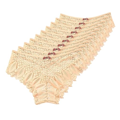 SRZYMJ Unterwäsche Frauen Set BH Und Tanga Spitze Strings & Tangas Bauchweg Strings & Tangas Baumwolle Panties Cotton Unterhosen 20 Hipsters Damen Taillenslip Baumwolle Slips Damen Nahtlos Shape von SRZYMJ