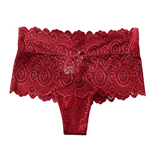 SRZYMJ Unterwäsche Frauen Set Bh Und Tanga Spitze Tangas Baumwolle Strings Panties Baumwolle Unterhosen Nahtlos Shapewear Bauchweg Hipster Set Damen Dessous Strümpfe Damen Slips Damen Spitze Brazilian von SRZYMJ