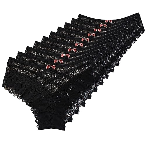 SRZYMJ Unterwäsche Frauen Set Spitze Strings & Tangas Bauchweg Strings Panties & Hipsters Baumwolle Unterhosen Panties & Hipsters XXL Taillenslip Große Größen Slip Damen Set Brasil Baumwolle von SRZYMJ