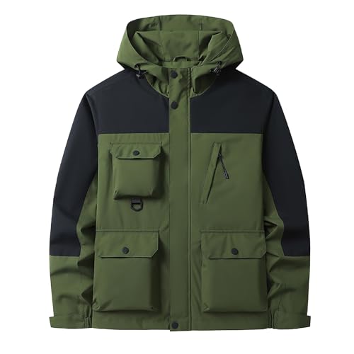 SRZYMJ Windjacke Herren Wasserdicht Jacke Herren Leicht Faltbar Softshelljack Schwarz Rain Jacket Steppjacke Herren Jacke Herren Leicht Faltbar AG Casual Windbreaker 4XL SRZYMJ Windjacke Herren Wasserdicht Jacke Herren Leicht Faltbar Softshelljack Schwarz Rain Jacket Steppjacke Herren Jacke Herren Leicht Faltbar AG Casual Windbreaker 4XL von SRZYMJ