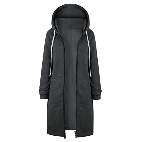 SRZYMJ Winterjacke Damen Winterjacke Lang Winterparka Wintermantel Steppjacke Lang Übergangsjacke Softshelljacke Outdoorjacke Leicht Kapuzenjacke Sweat Sweatjacke Funktionsjacke Bomberjacke von SRZYMJ